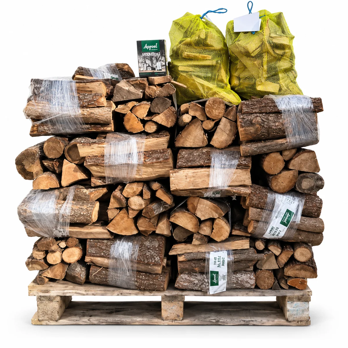 Leña de roble macizo – Palé de 340 kg