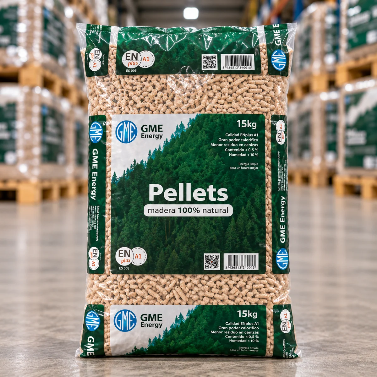 GME Energy – Palette de 77 sacs (1 155 kg)