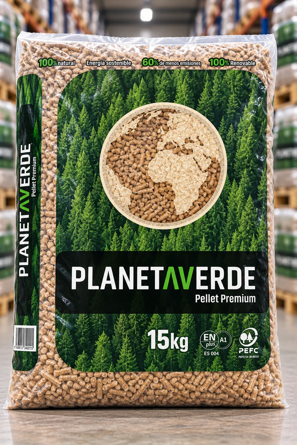 Planeta Verde – Palé de 77 sacos de 15 kg